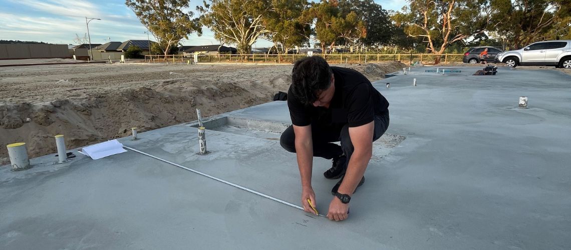 Building inspector performing a Progress Inspection